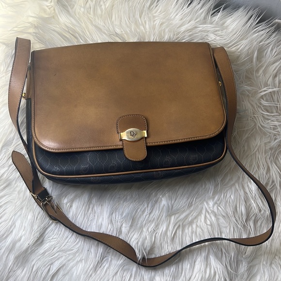 Dior Brown and Black Shoulder Bag